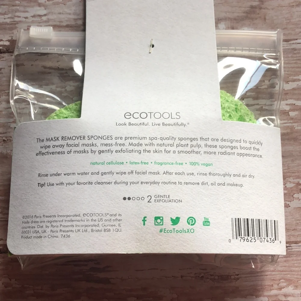 ☀️ 3/$10 Ecotools spa quality mask remover sponges 3 pack (see description)